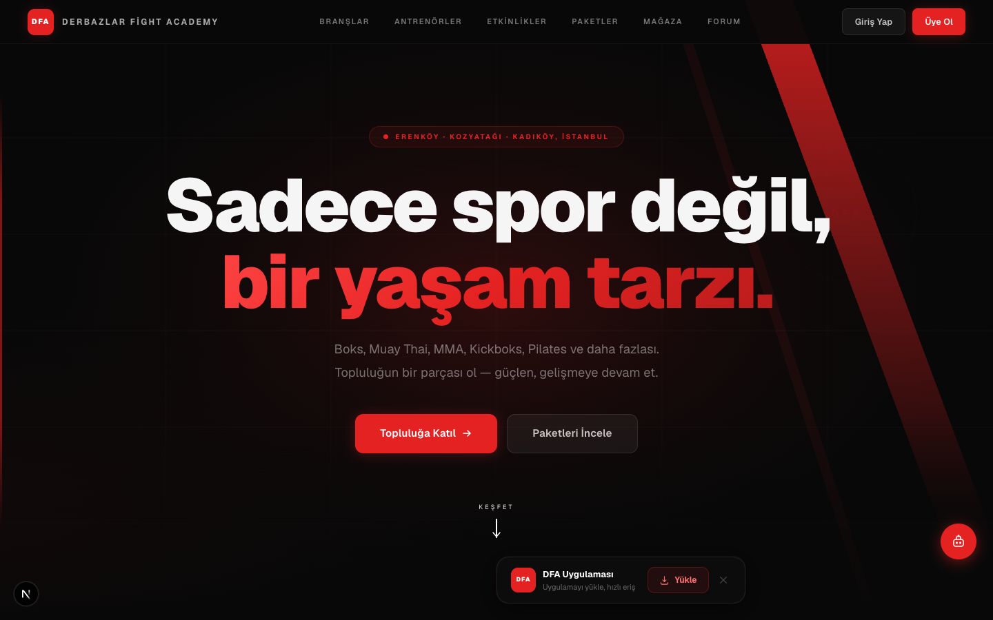DFA hero bölümü
