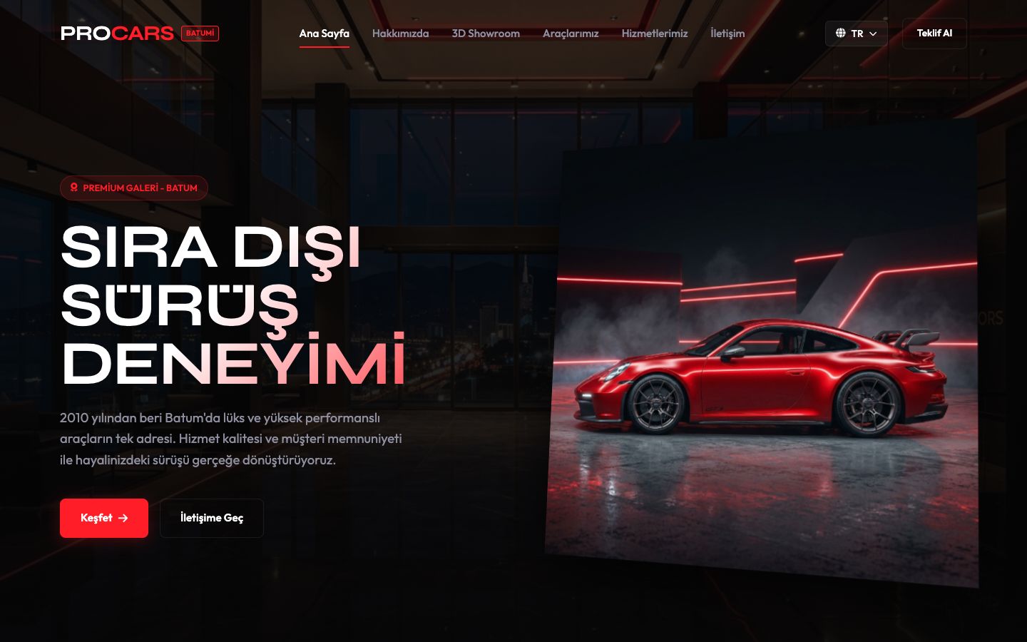 Procars hero bölümü