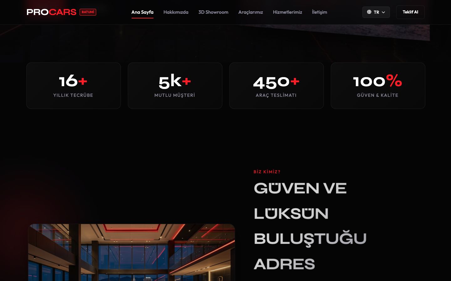 Procars araç listesi